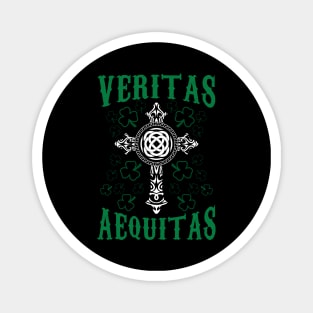 Veritas Aequitas Irish St Patrick's Day Magnet